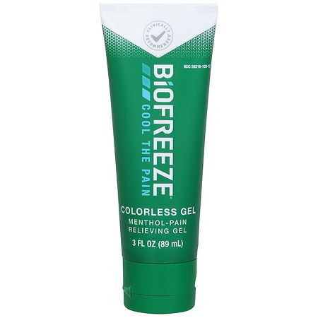 Biofreeze Menthol Colorless Pain Relieving Gel