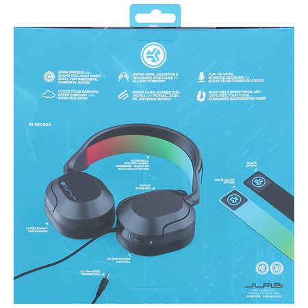 JLab Audio Nightfall Gaming Headset Black