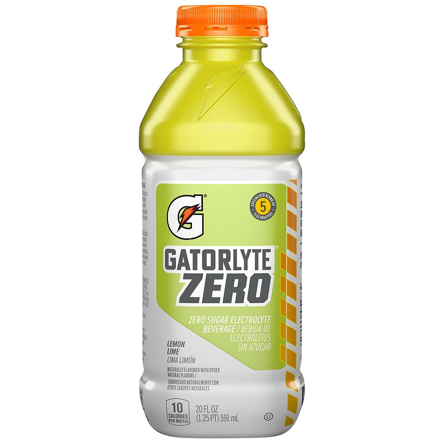 Gatorade Gatorlyte Zero Sugar Electrolyte Beverage Lemon Lime | Walgreens