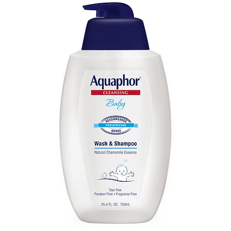 Aquaphor Baby Baby Wash & Shampoo Pump Unscented