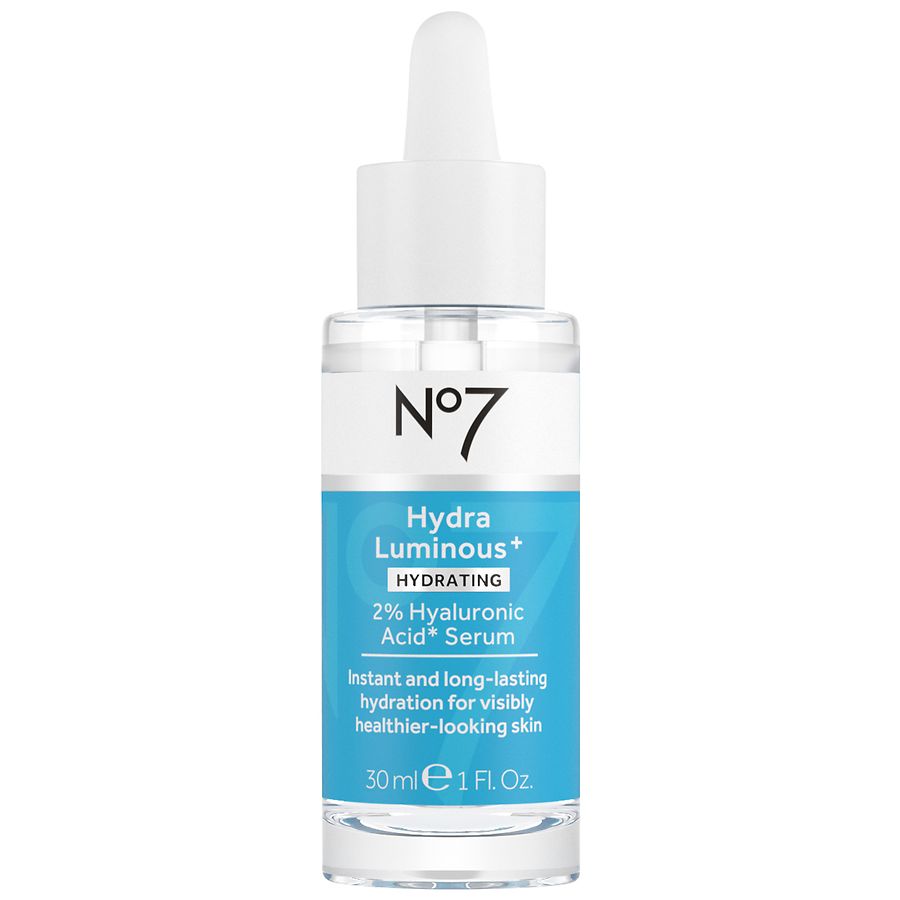 No7 HydraLuminous+ 2% Hyaluronic Acid Serum | Walgreens