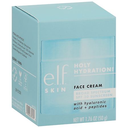 e.l.f. Skin Broad Spectrum SPF 30 Sunscreen Holy Hydration Face