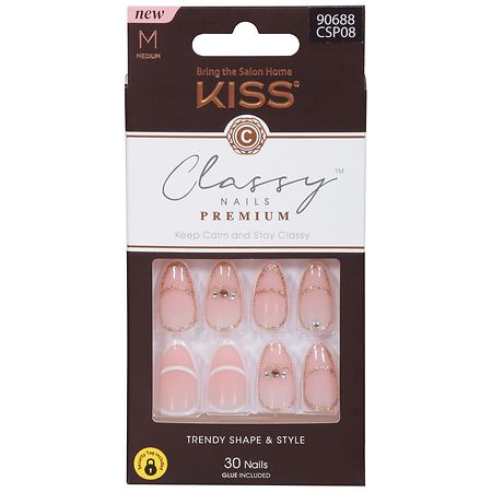 Kiss Classy Premium Nails Medium