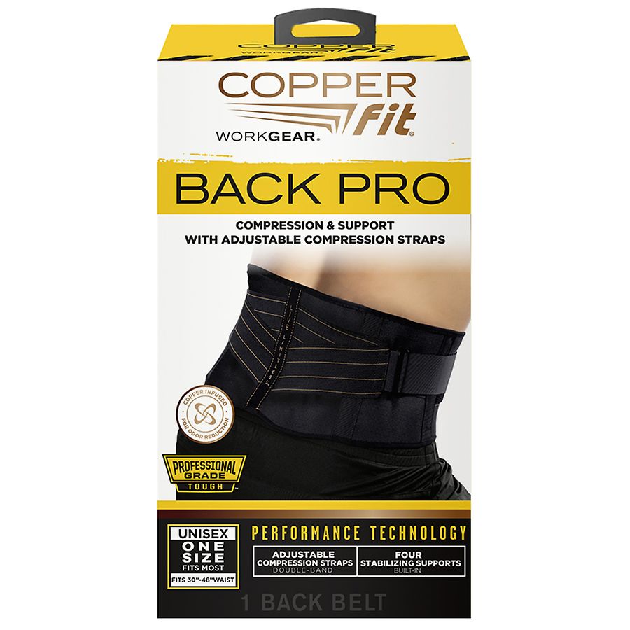 Copper Fit Back Pro Belt Walgreens