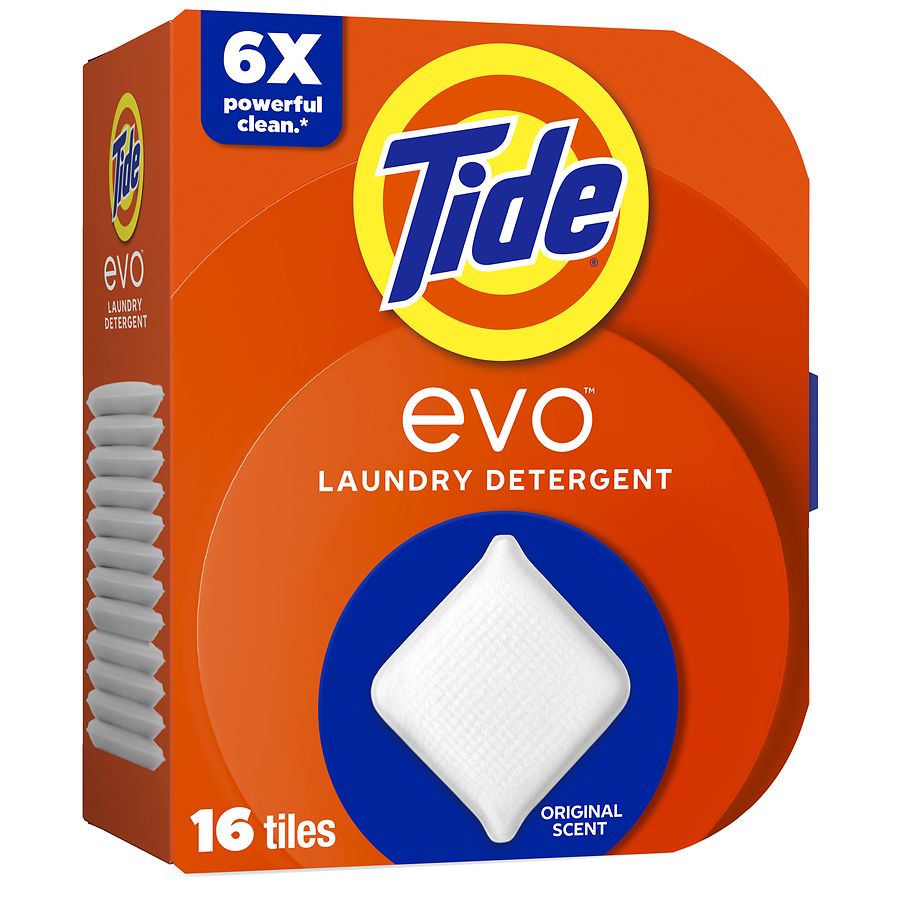 Tide Evo Laundry Detergent Tiles Original Tide