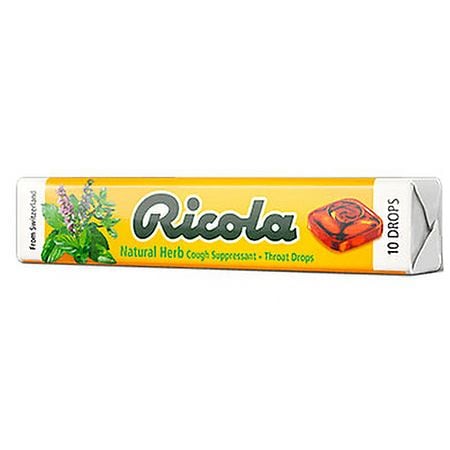 UPC 036602001015 product image for Ricola Natural Herb Cough Suppressant Throat Drops Original - 45.0 ea | upcitemdb.com