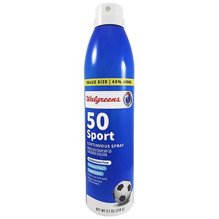 Walgreens Sport Spray Sunscreen SPF 50