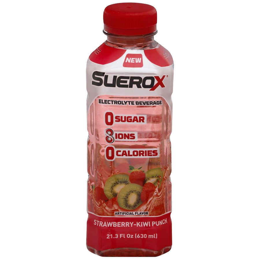 SueroX Electrolyte Beverage Strawberry-Kiwi Punch | Walgreens