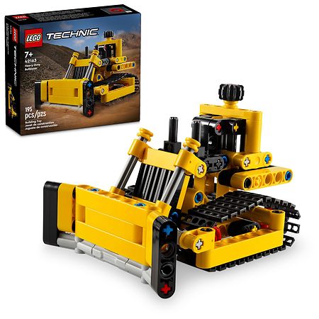 Lego Technic Heavy-Duty Bulldozer 195 Piece Building Set Multicolor