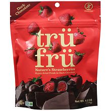 Tru Fru Nature's Strawberries Dark Chocolate | Walgreens