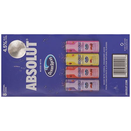 Absolut Sparkling Vodka Cranberry | Walgreens