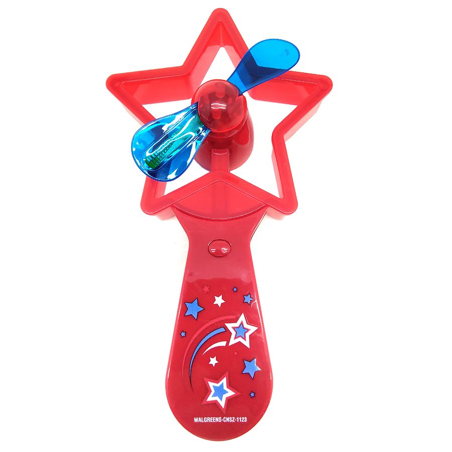 Stars & Stripes Star Fan Red | Walgreens
