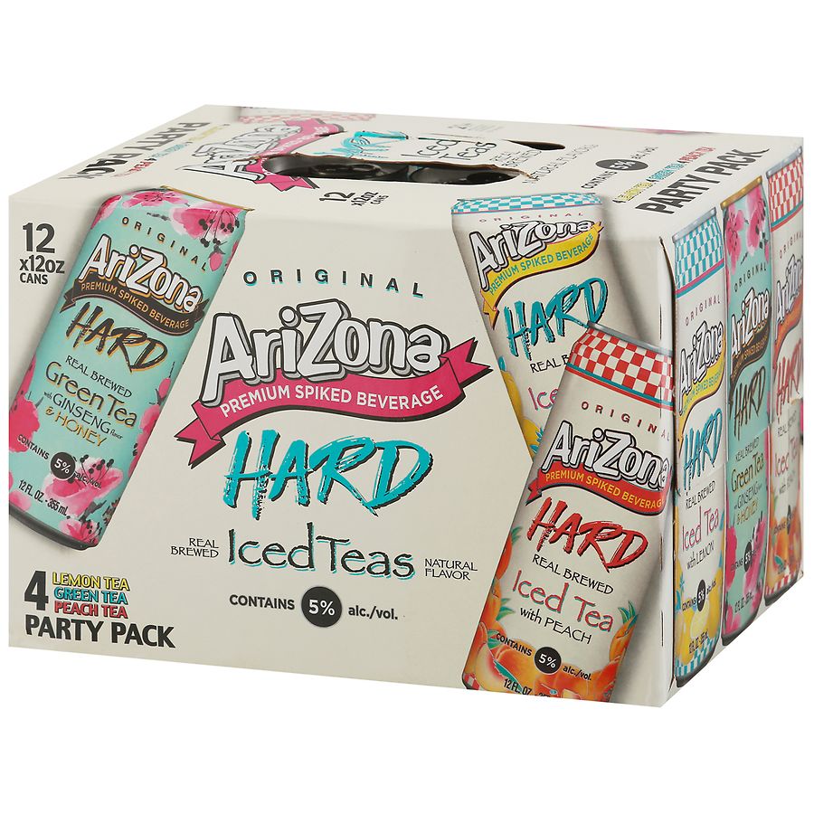 Arizona Premium Spiked Beverage Hard Iced Teas Party Pack | Walgreens