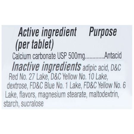Walgreens Antacid Tablets 500