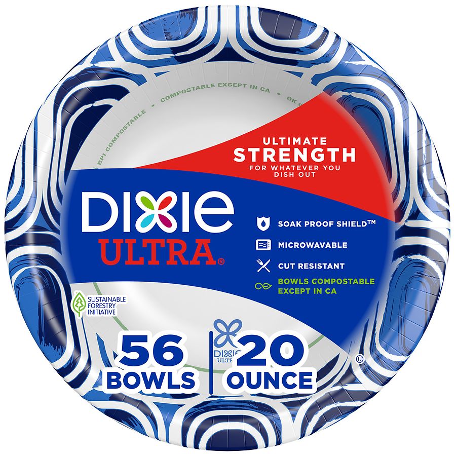 Dixie Ultra Ultimate Strength Disposable Paper Bowls Walgreens