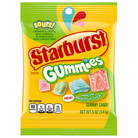 Starburst Gummies Candy Sours