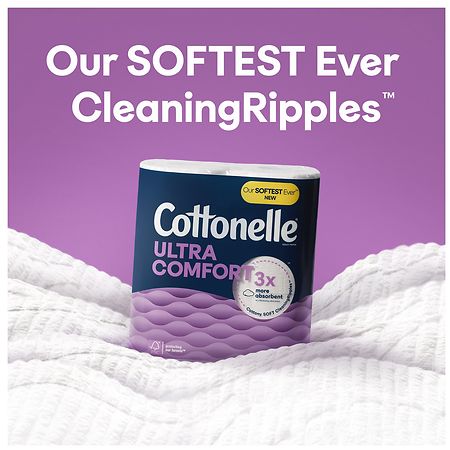 Cottonelle Ultra Comfort Toilet Paper, Strong Toilet Tissue Mega Rolls