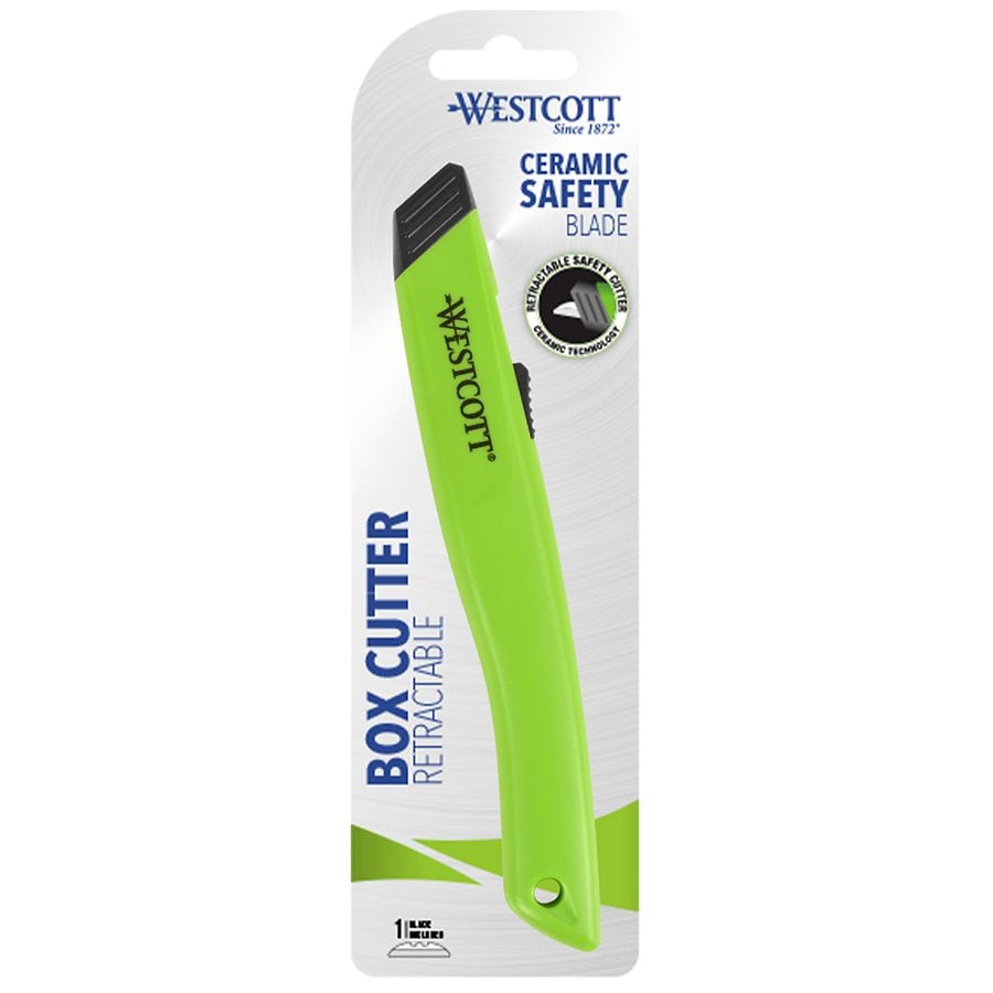 Westcott Retractable Box Cutter with Ceramic Safety Blade Walgreens