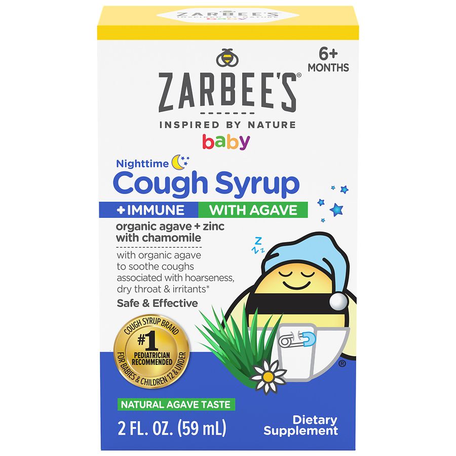 Zarbee's Baby Nighttime Cough Syrup + Immune Agave Walgreens
