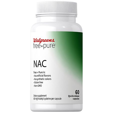 Walgreens Free & Pure N-Acetyl Capsules (60 days)
