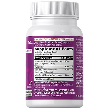 Walgreens Free & Pure Menopause Multi-Symptom Support Capsules