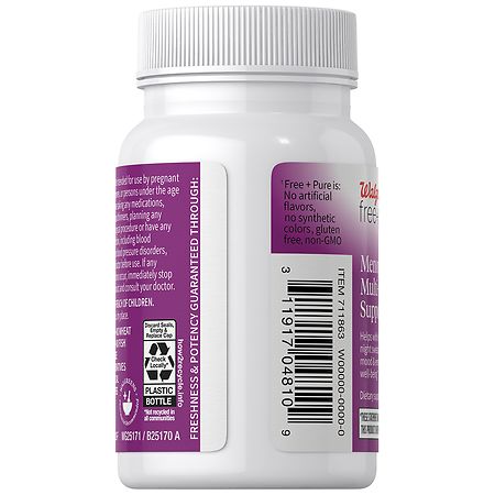 Walgreens Free & Pure Menopause Multi-Symptom Support Capsules