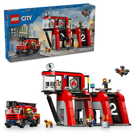 Lego City Fire Station with Fire Truck 60414
