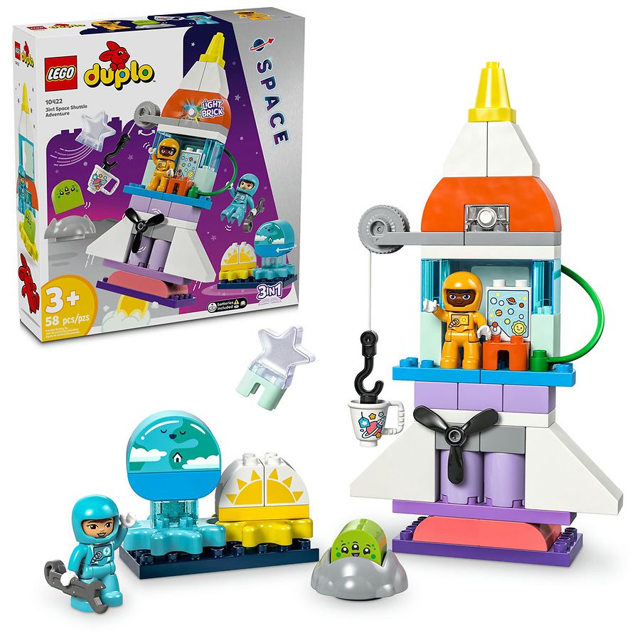 Duplo 3 in 1 Space Shuttle Adventure 10422 | Walgreens