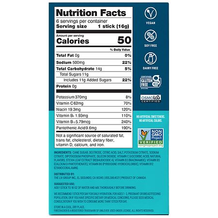Liquid I.V. Hydration Multiplier Electrolyte Drink Mix Popsicle Firecracker