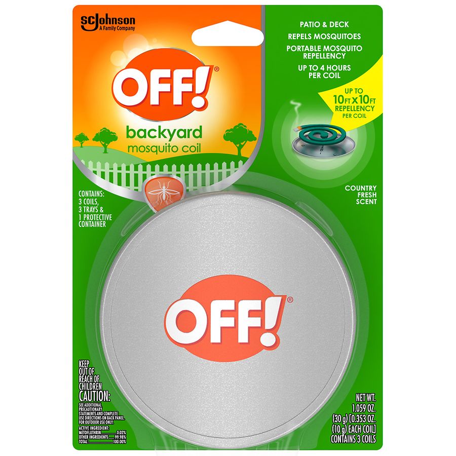 OFF! Insect Repellent Coil For Mosquitoes 1.06 oz