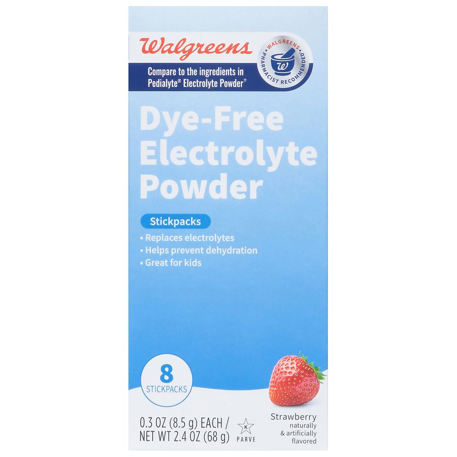 Walgreens Electrolyte Powder Strawberry