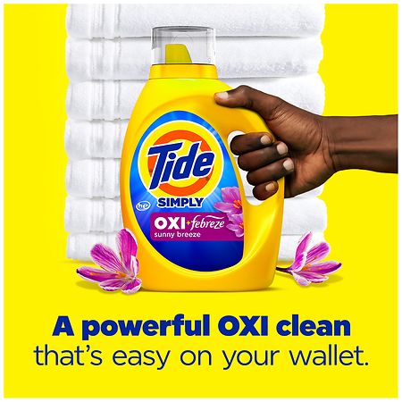 Tide Simply Oxi Boost + Febreze Odor Defense Sunny Breeze
