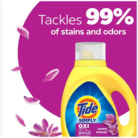 Tide Simply Oxi Boost + Febreze Odor Defense Sunny Breeze