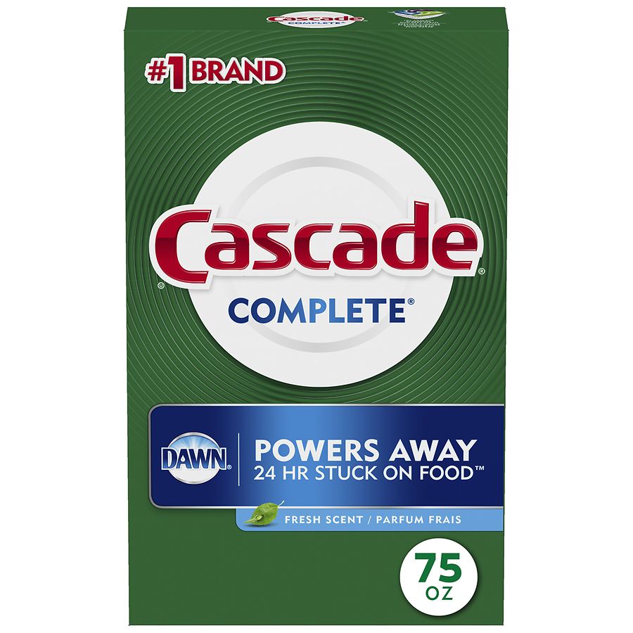 Cascade Powder Dishwasher Detergent Fresh Walgreens