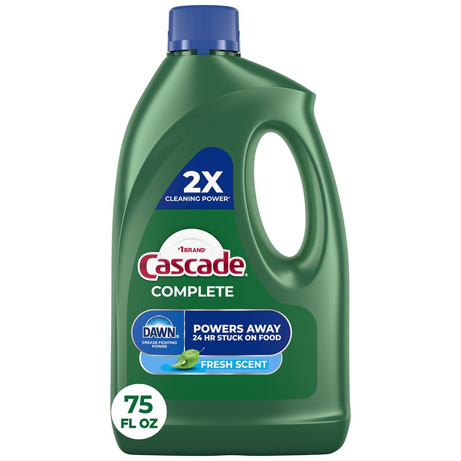 Cascade Complete Gel Dishwasher Detergent Fresh Scent Walgreens