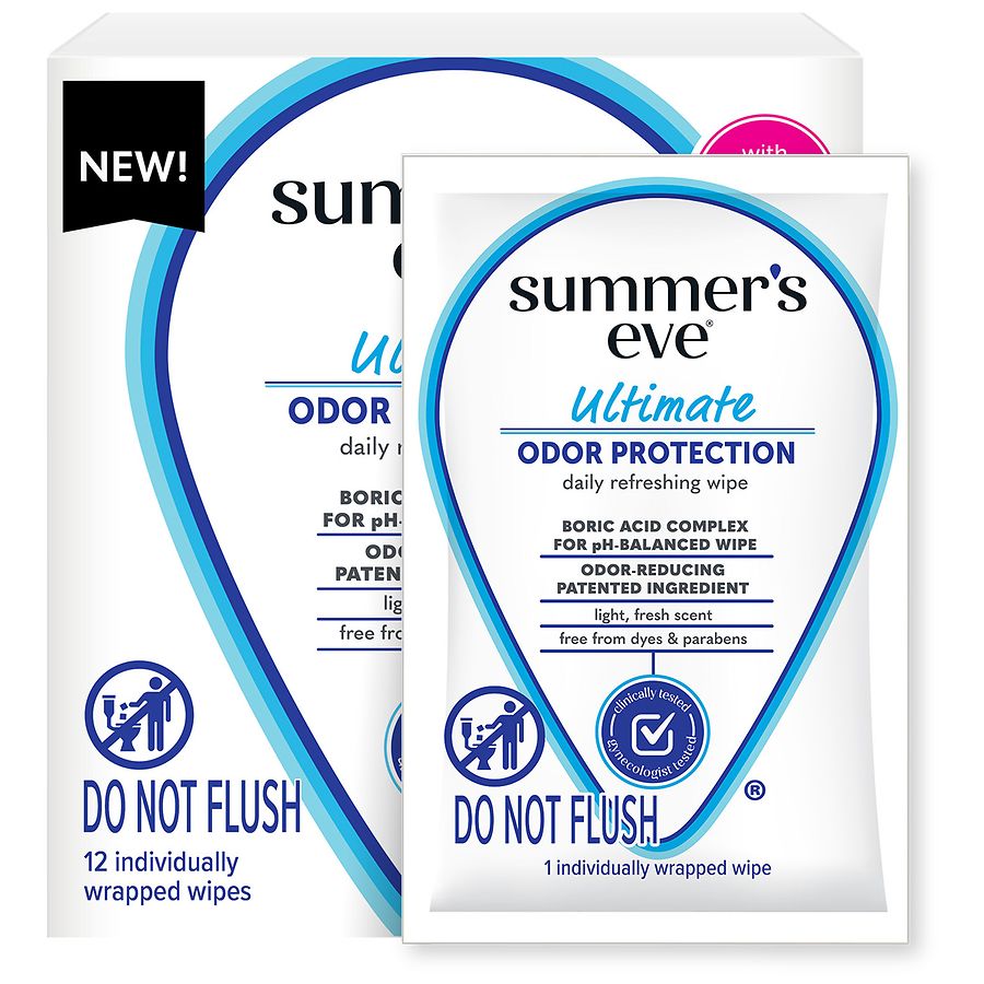 Summer's Eve Feminine Wipes, Ultimate Odor Control Walgreens