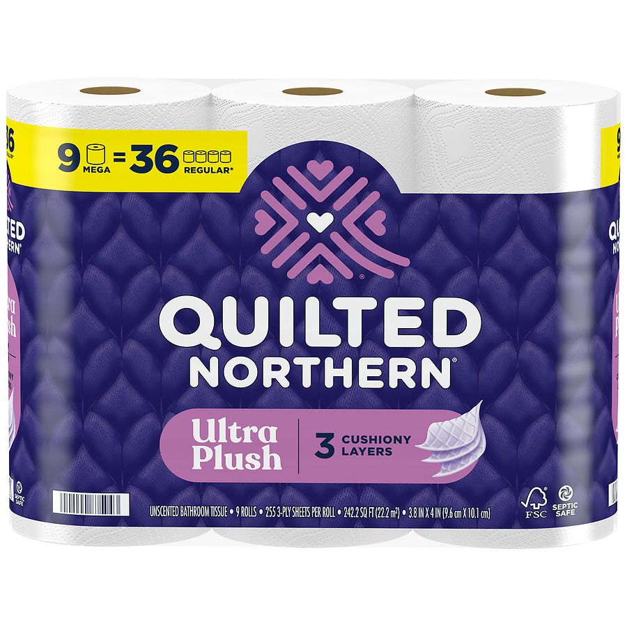 Quilted Northern Ultra Plush Mega Roll 3-Ply Bathroom Tissue