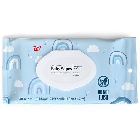 Walgreens Travel Size Baby Wipes Unscented