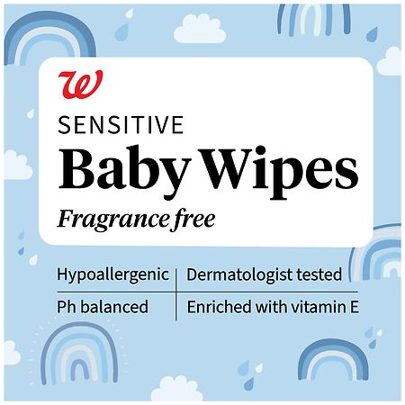 Walgreens Baby Wipes, Sensitive Fragrance Free