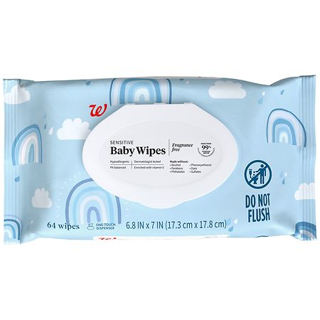 Walgreens Baby Wipes, Sensitive Fragrance Free