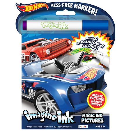 Hot Wheels Magic Ink Pictures Book