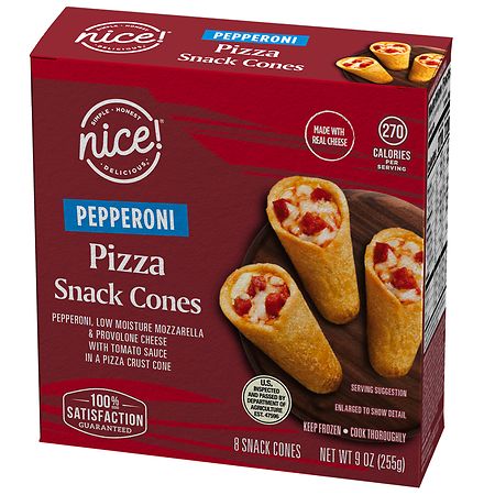 Nice! Pizza Snack Cones Pepperoni