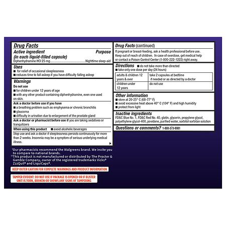 Walgreens Sleep Aid