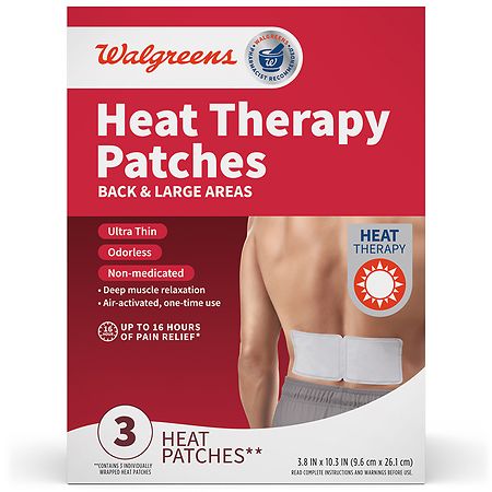 Walgreens Heat Therapy Patches For Back and Large Areas