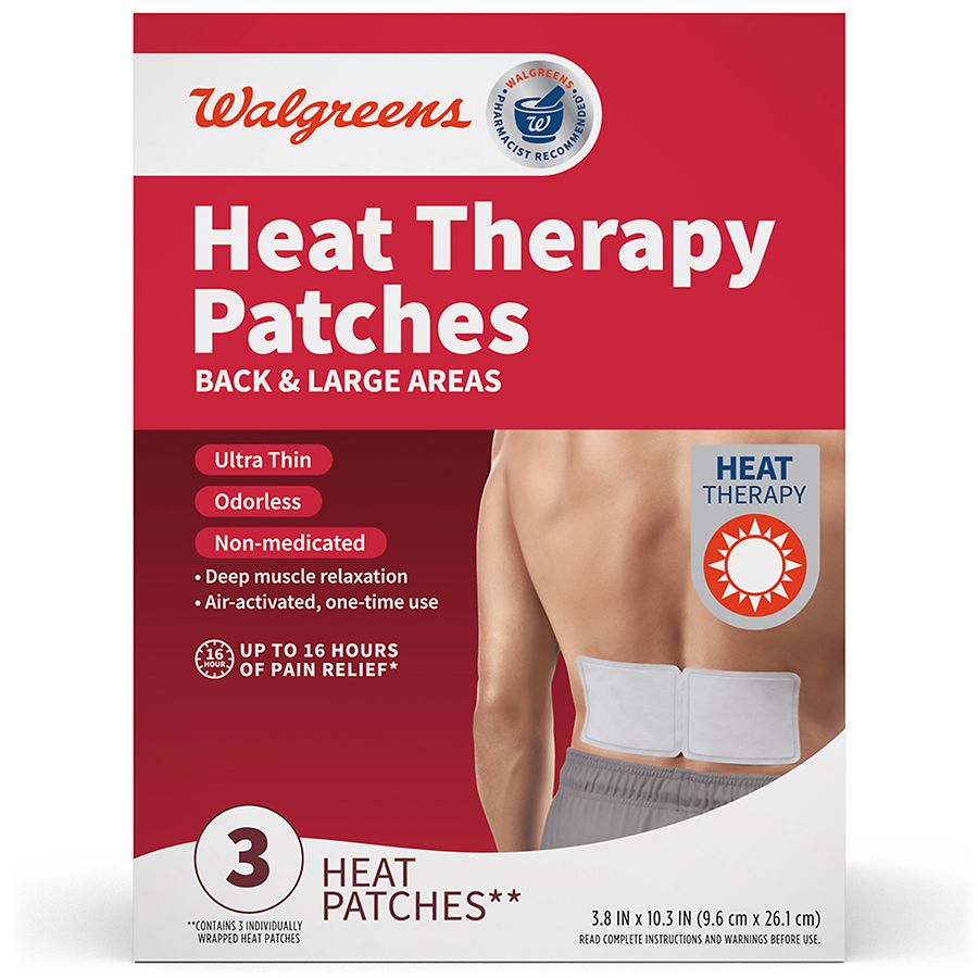 Walgreens Heat Therapy Patches For Back and Large Areas | Walgreens