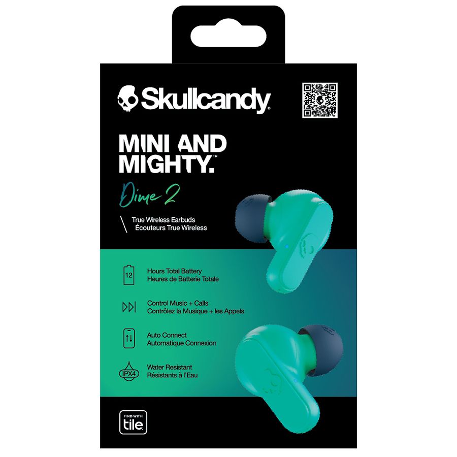 Skullcandy Dime 2 True Wireless Earbuds Blue/Green | Walgreens