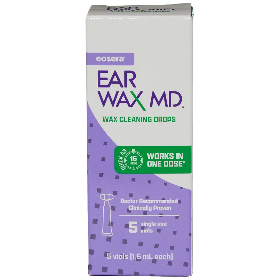 Earwax MD Single Use Wax Dissolving Drops Walgreens