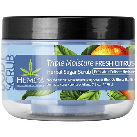 Hempz Triple Moisture Body Scrub Fresh Citrus
