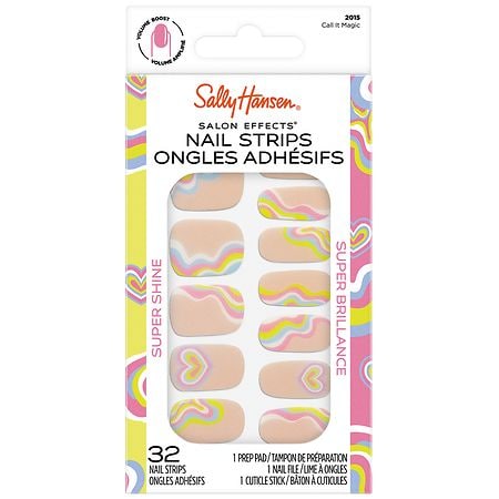 Sally Hansen Salon Effects Super Shine Nail Strips Call It Magic