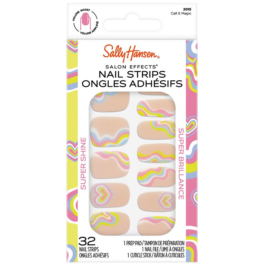 Sally Hansen Salon Effects Super Shine Nail Strips, Call It Magic